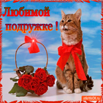 Любимой подружке корзина