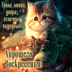 Нежная и заботливая гиф-открытка Тепла, любви, добра