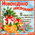 Новогоднего настроения желаю