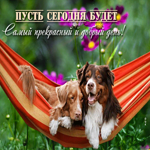 Открытка Пусть сегодня будет самый прекрасный и добрый день!
