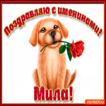 Поздравляю С Днём имени Мила