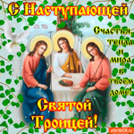 С наступающей Троицей - Мира в твоём доме