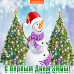 С первым днём зимы тебя
