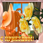 С приездом