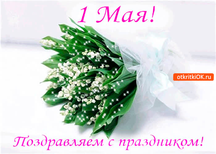 Картинка 1 мая - поздравляем с праздником