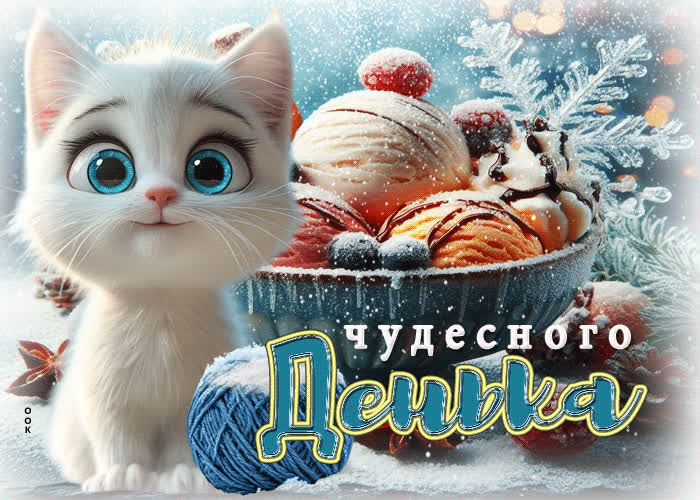 Picture белоснежная и нежная зимняя гиф-открытка чудесного денька