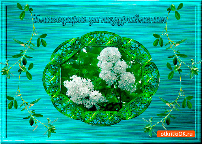 Картинка благодарю за ваши поздравления