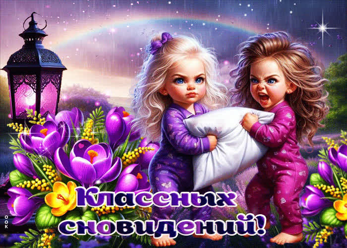 Postcard бодрящая весенняя открытка классных сновидений