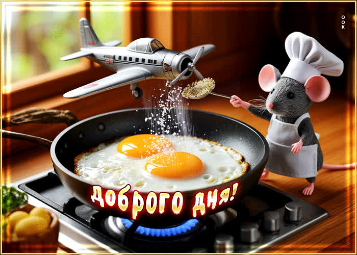 Postcard чудесная, фантастическая гиф-открытка доброго дня