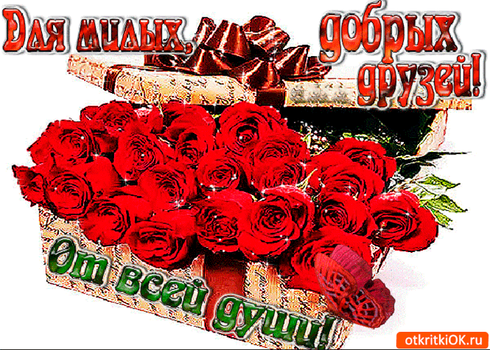 Картинка для моих милых и добрых друзей