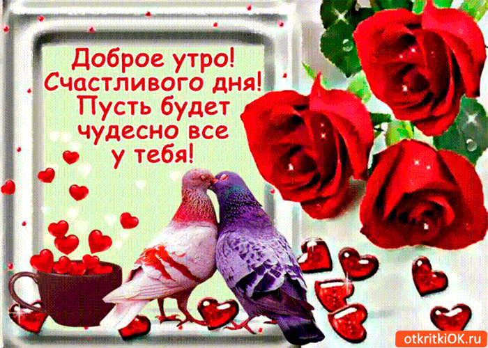 Картинка доброе утро и счастливого дня