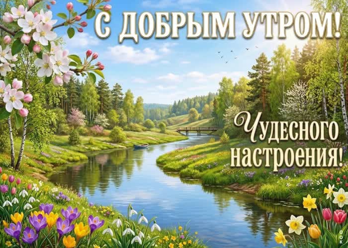 Picture доброе утро! начни день с хороших мыслей