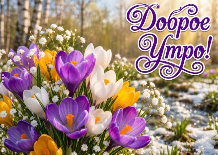Postcard доброе утро от всей души!