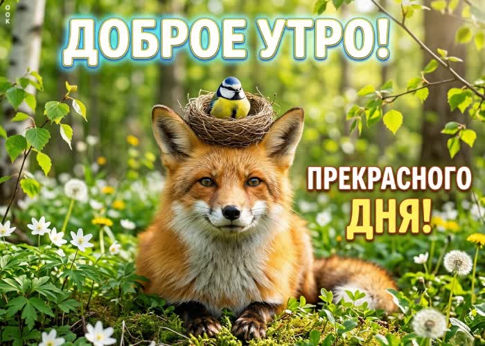 Postcard доброе утро, пусть день радует