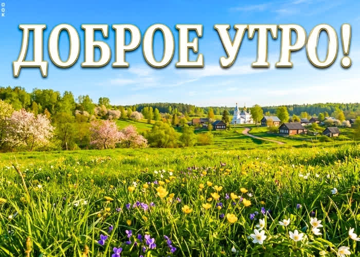 Postcard доброе утро! пусть солнце улыбается.