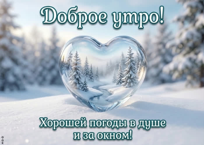 Postcard доброе утро! пусть всё идёт легко.