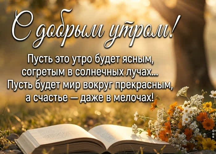 Picture доброе утро! пусть всё расцветает.