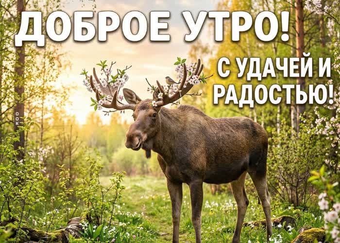 Postcard доброе утро, счастья тебе