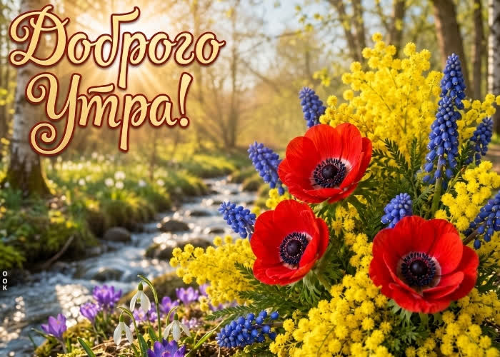 Postcard доброго утра, все букеты для тебя!