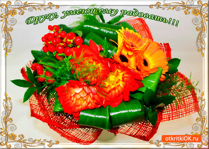 Картинка другу умеющему радовать