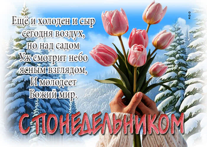 Picture еще и холоден и сыр сегодня воздух! с понедельником