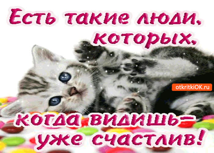 Картинка есть такие люди, которых, когда видишь - уже счастлив!