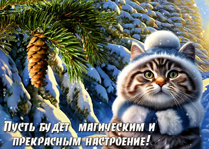 Picture гиф-открытка пусть будет магическим и прекрасным настроение