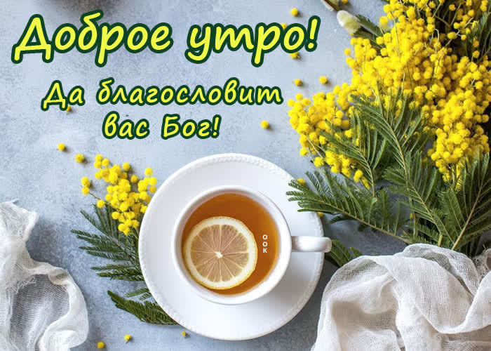 Picture идеальная картинка доброе утро! да благословит вас бог!