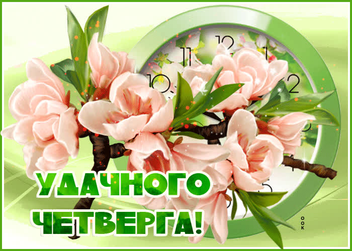 Картинка картинка с четвергом с цветами