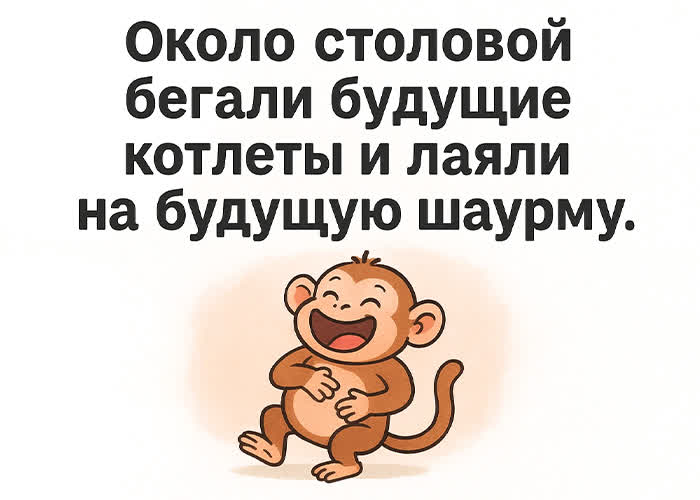 Postcard картинка с шутливым настроением