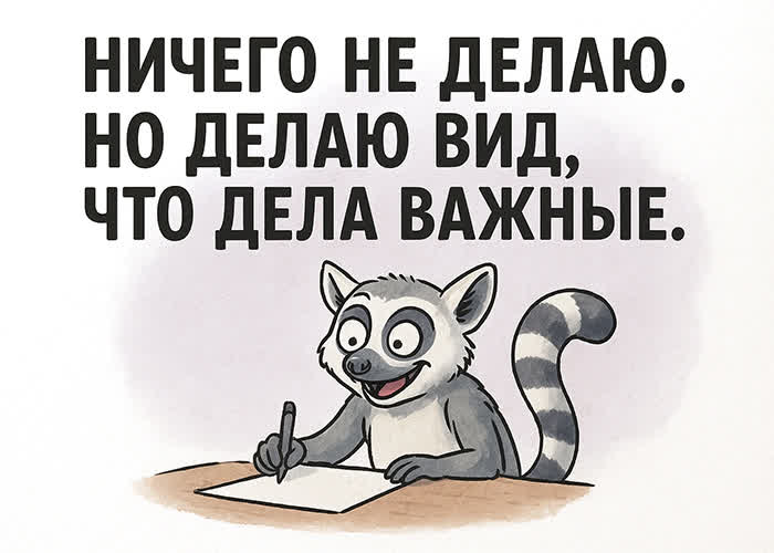 Postcard картинка с весёлой шуточкой