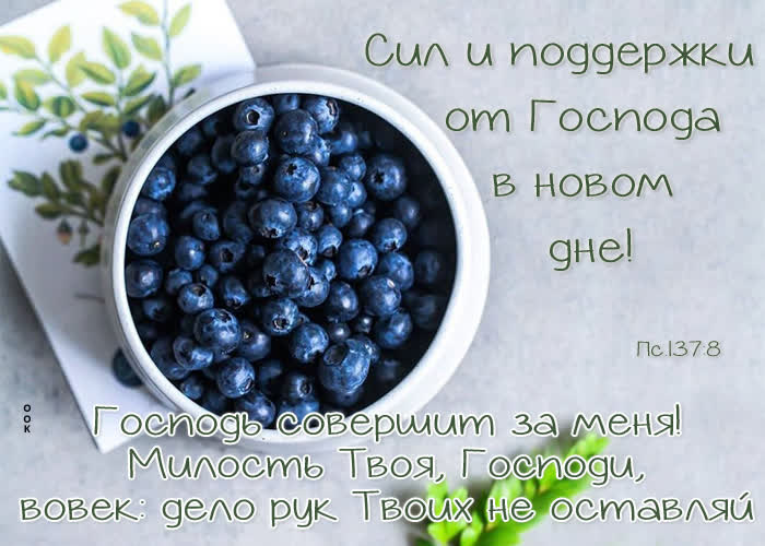 Picture картинка сил и поддержки от господа в новом дне!