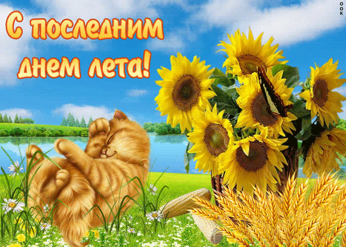 Картинка хорошего настроения в последний день лета