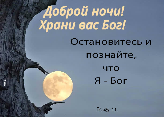 Picture красивая картинка доброй ночи! храни вас бог!