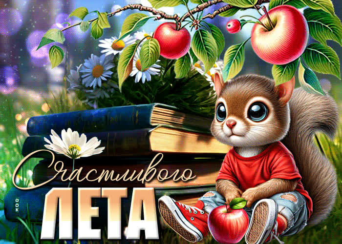Postcard красивая летняя открытка счастливого лета
