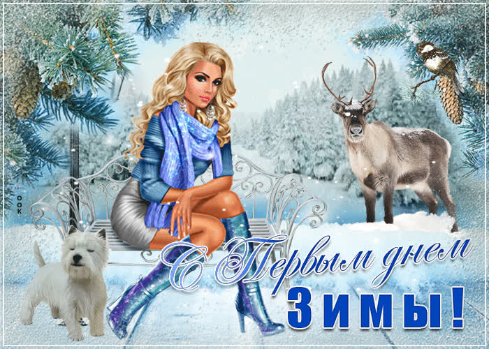 Картинка красивая картинка первый день зимы