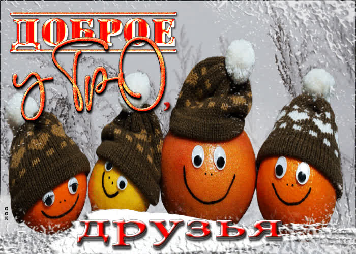 Открытка креативная картинка доброе утро друзья