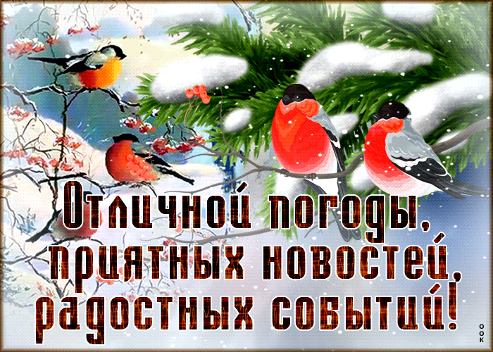 Postcard креативно-оригинальная открытка отличной погоды, приятных новостей