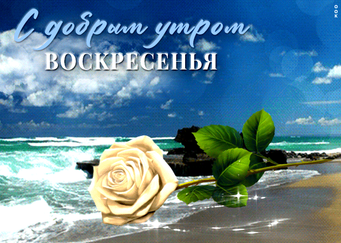 Picture крутая открытка с морем с добрым утром воскресенья