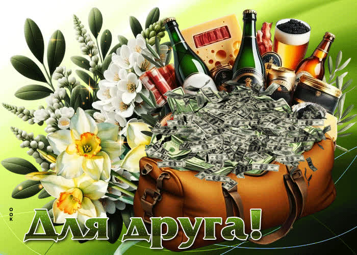 Picture лучезарная, искрящаяся весенняя открытка для друга