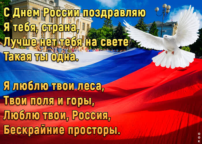 Картинка лучше нашей страны нет на свете, с праздником россия