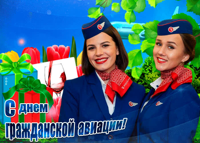 Картинка мерцающая картинка день гражданской авиации