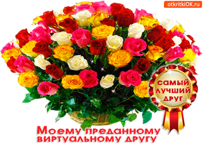 Открытка моему преданному другу