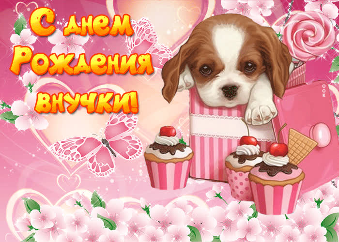 Картинка музыкальная картинка с днем рождения внучки
