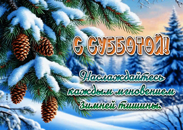 Picture наслаждайтесь каждым мгновением зимней тишины