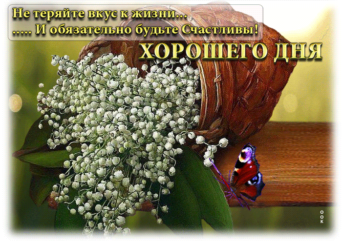Postcard не теряйте вкус к жизни и обязательно будьте счастливы