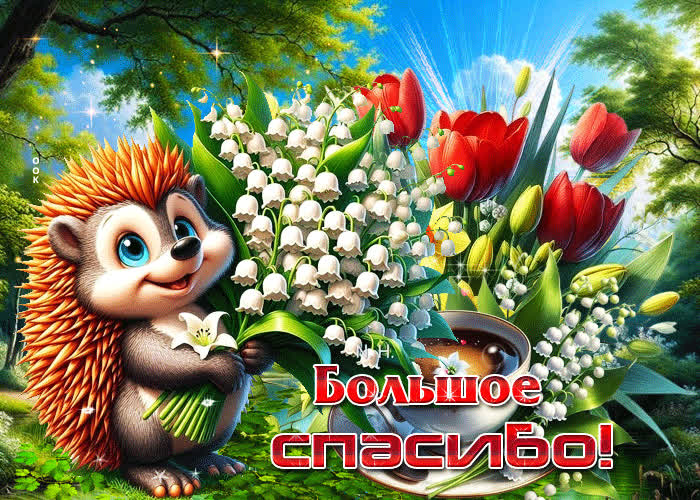 Picture нежнейшая весенняя открытка большое спасибо