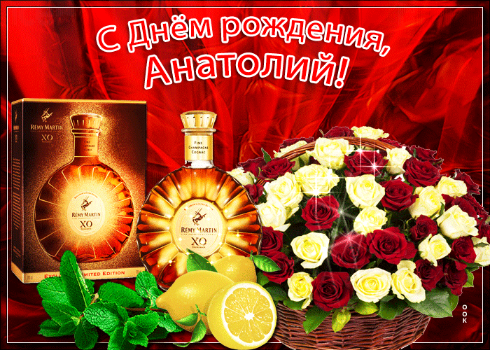 Картинка новая открытка с днем рождения анатолий