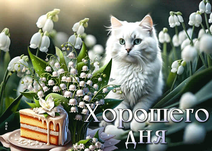 Postcard очаровательная и яркая гиф-открытка хорошего дня