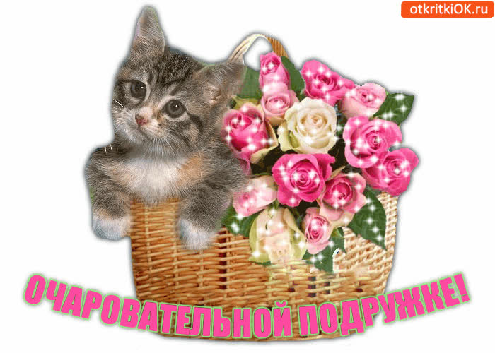 Картинка очаровательной подружке!